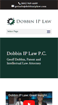 Mobile Screenshot of dobbiniplaw.com