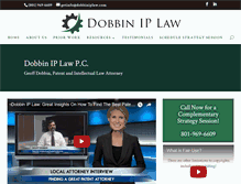 Tablet Screenshot of dobbiniplaw.com